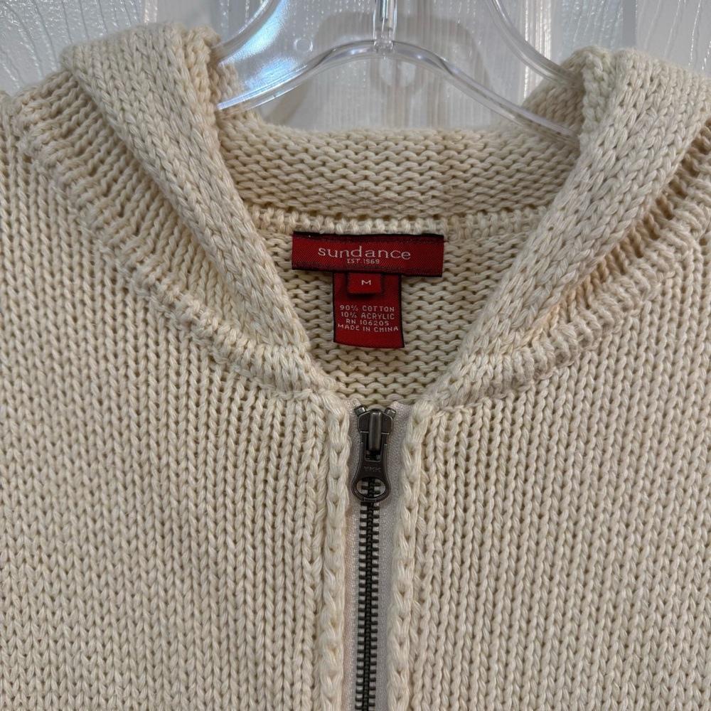 PRICE DROP!🌟 Women’s Sundance Catalog Full Zip Hooded Cardigan - Picture 6 of 15